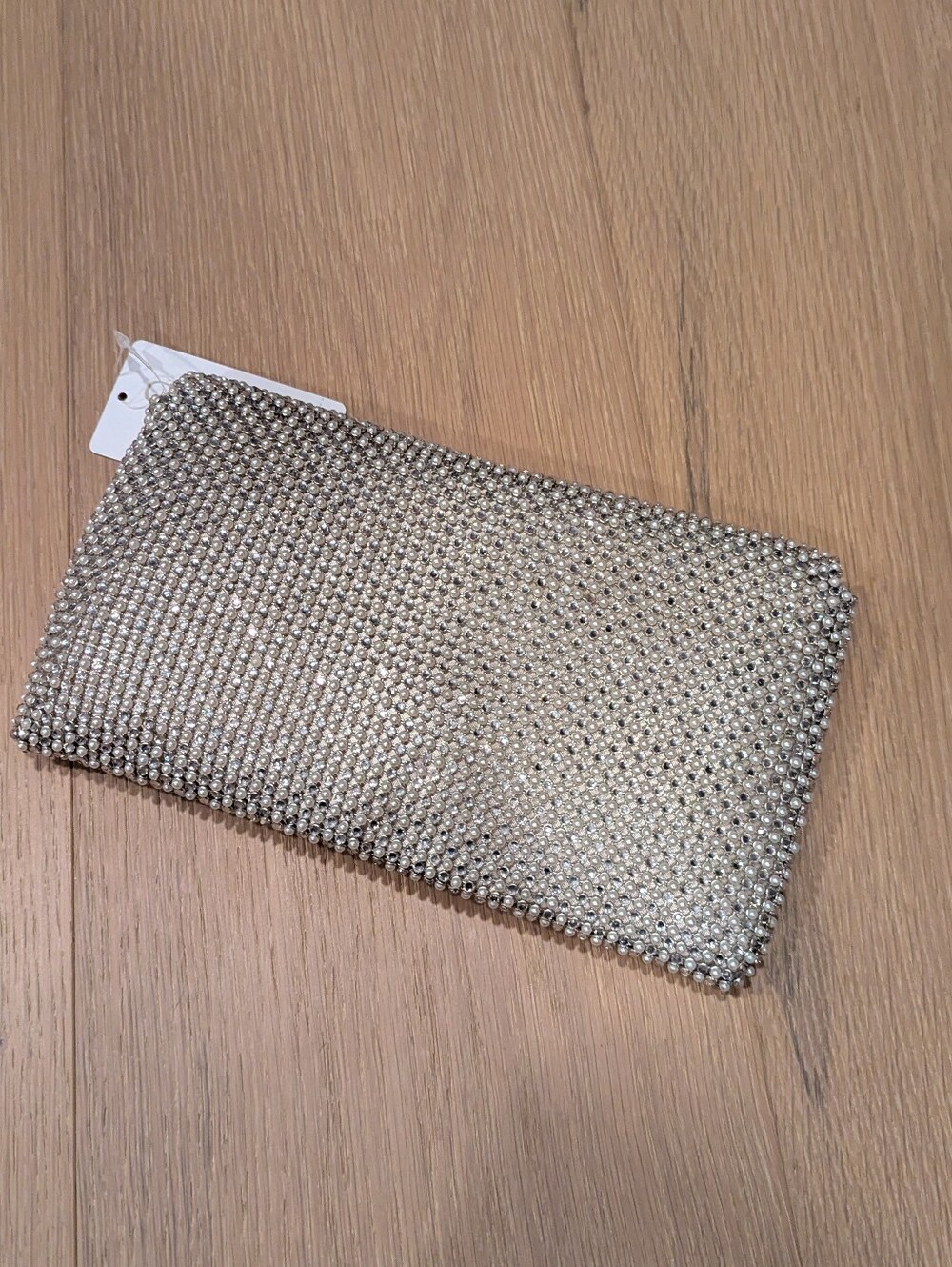 GUNNE SAX Silver Crystal Envelope Clutch - Picture 5 of 10